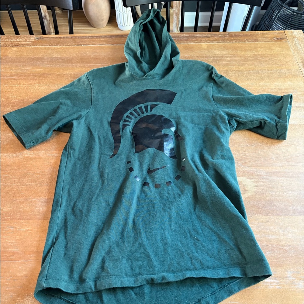Nike Michigan State Short Sleeve Hoodie